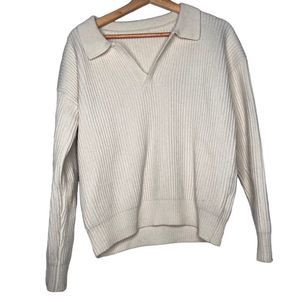 Coziness Chunky Knit V-Neck Pullover